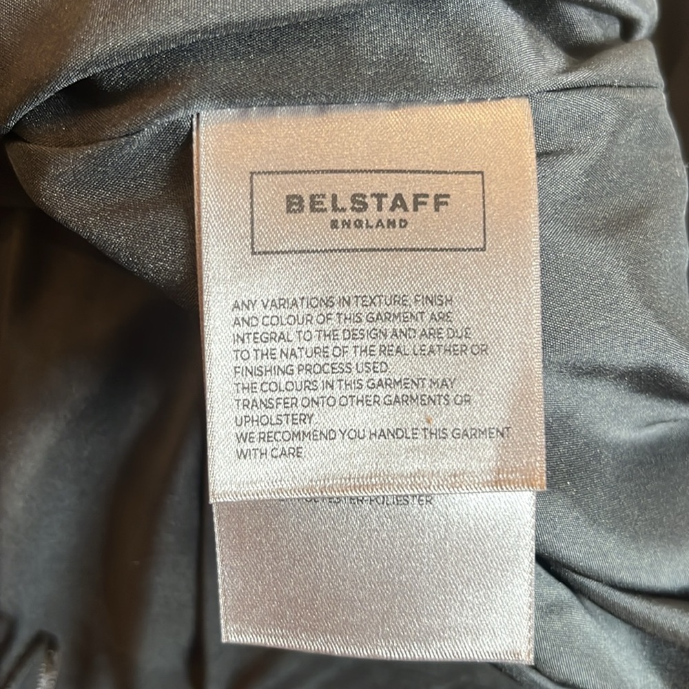 Belstaff England pleated leather mini skirt - Picture 5 of 7